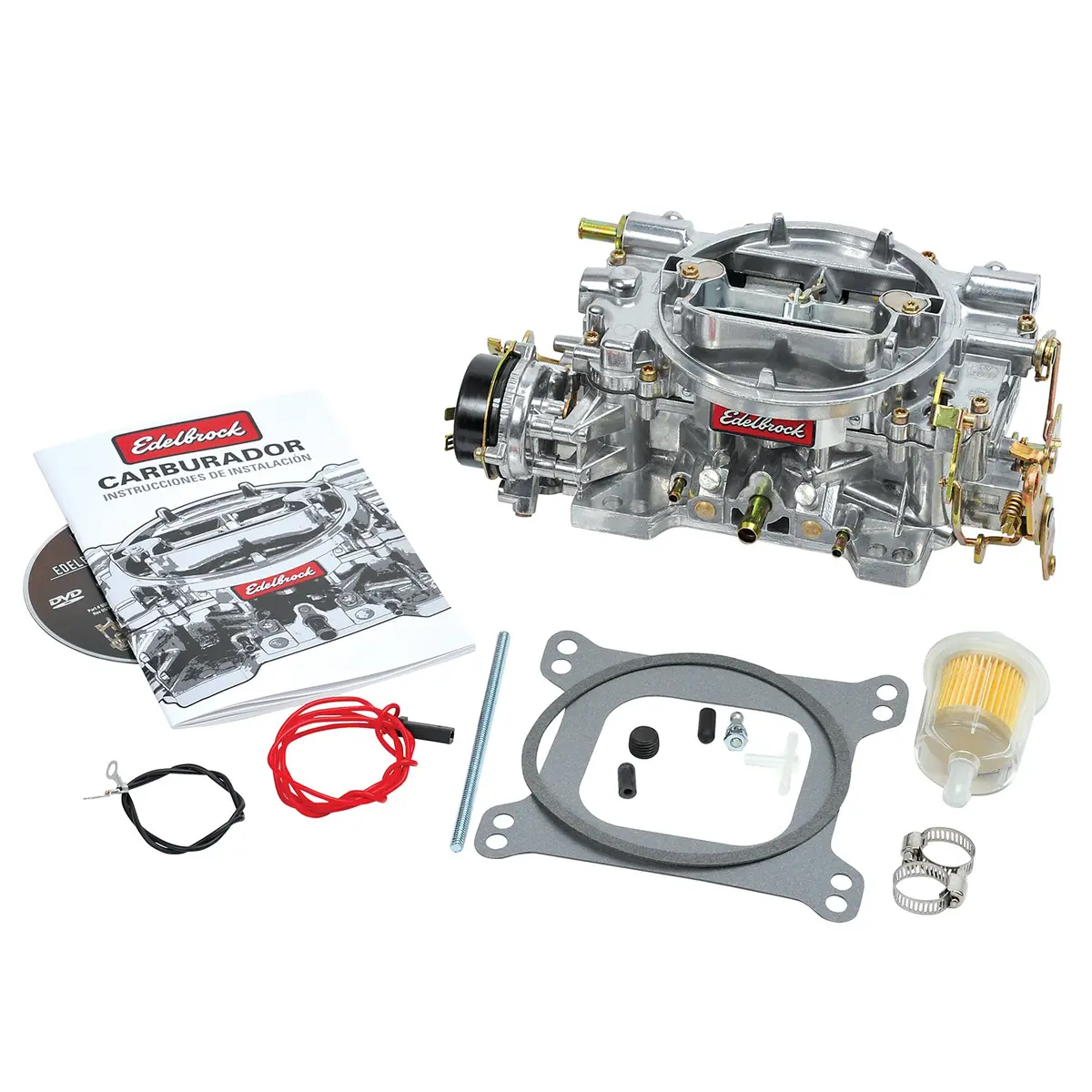 Edelbrock 1403 Performer Carburetor 500 Cfm With Electric Choke, Satin Finish (Non-Egr) 1