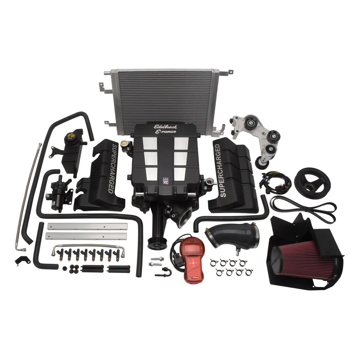 Edelbrock 1532 Stage 1 Supercharger Kit For 2009-2010 Chrysler Dodge Car 5.7L W/ Tune 1