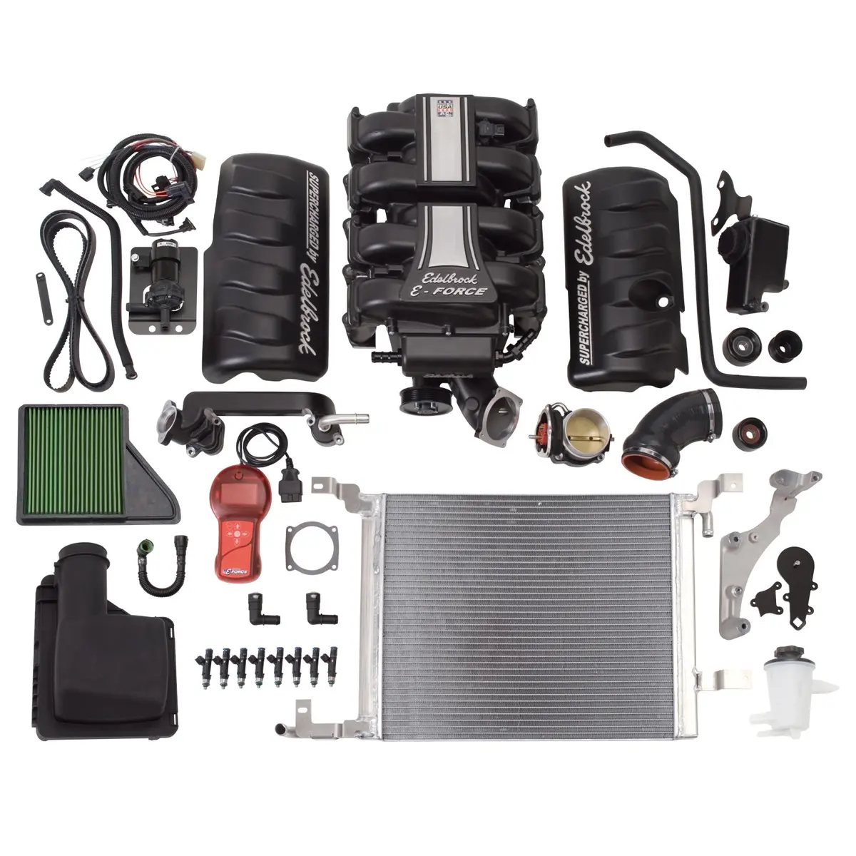 Edelbrock 1582 Stage 1 Supercharger Kit For 2010 Mustang Gt 4.6L 3V W/ Tune 1