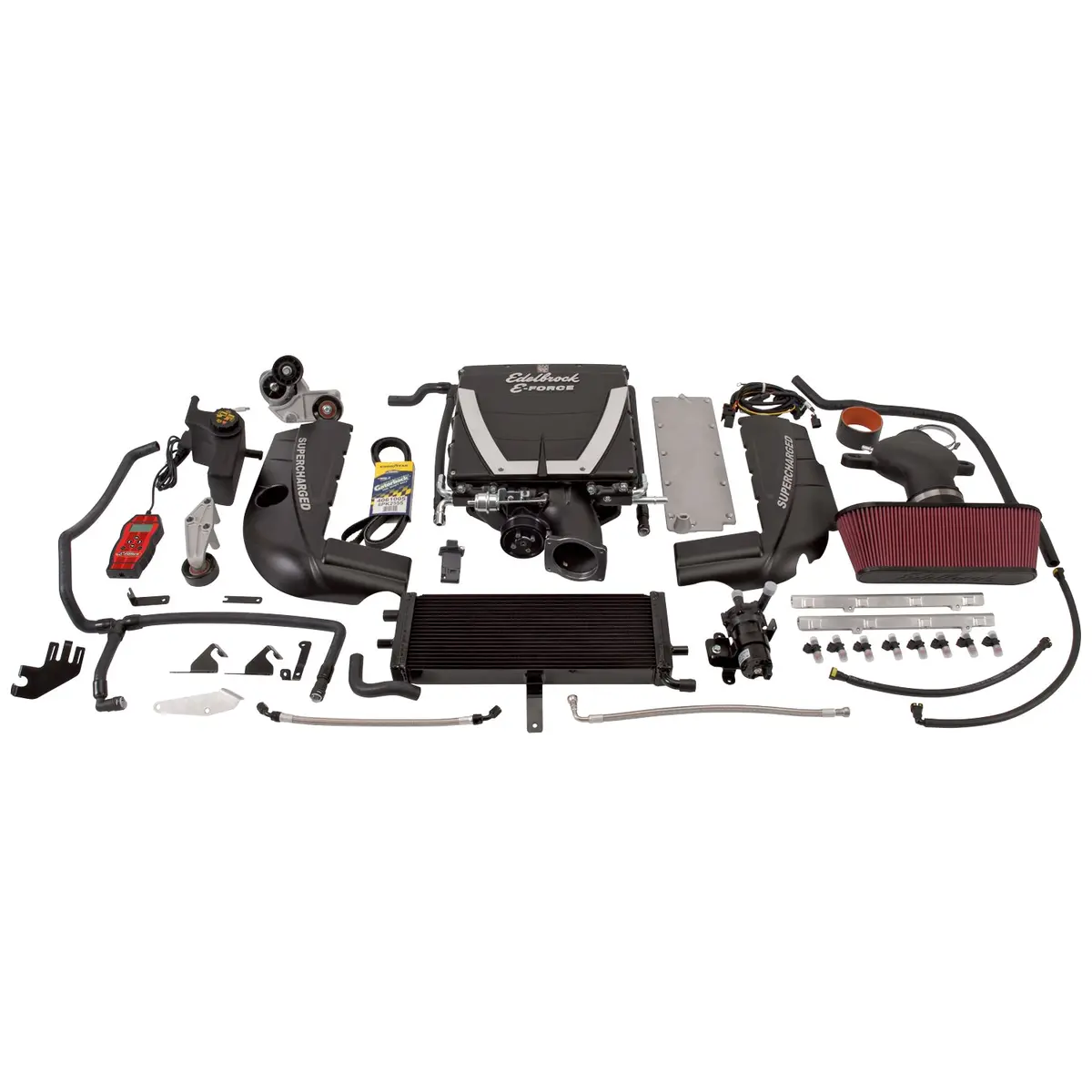 Edelbrock 1593 Stage 1 Supercharger Kit For 2005-2007 Corvette Ls2 W/ Tune 1