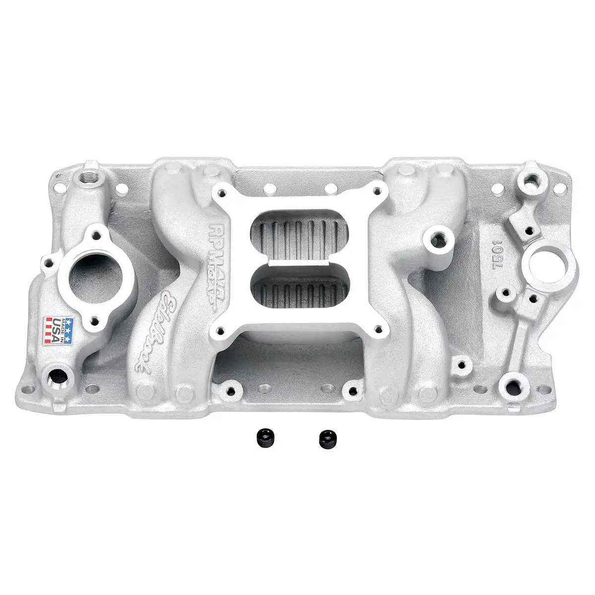 Edelbrock 7501 Performer Rpm Air-Gap Intake Manifold For Small Block Chevy 1