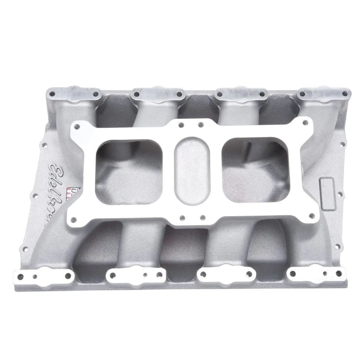 Edelbrock 7524 Dual-Quad Carbureted Intake Manifold For Chrysler Mopar Hemi Gen Ii 1