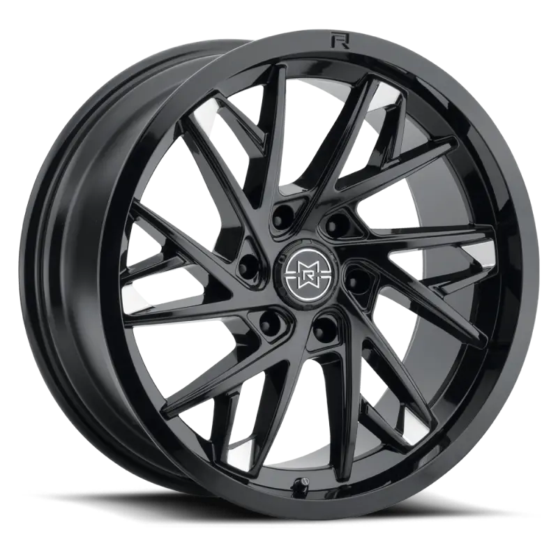 Method Raised Mr801 20X9 / 8X180 Bp / -12Mm Offset / 124.1Mm Bore - Gloss Black Milled Wheel 1