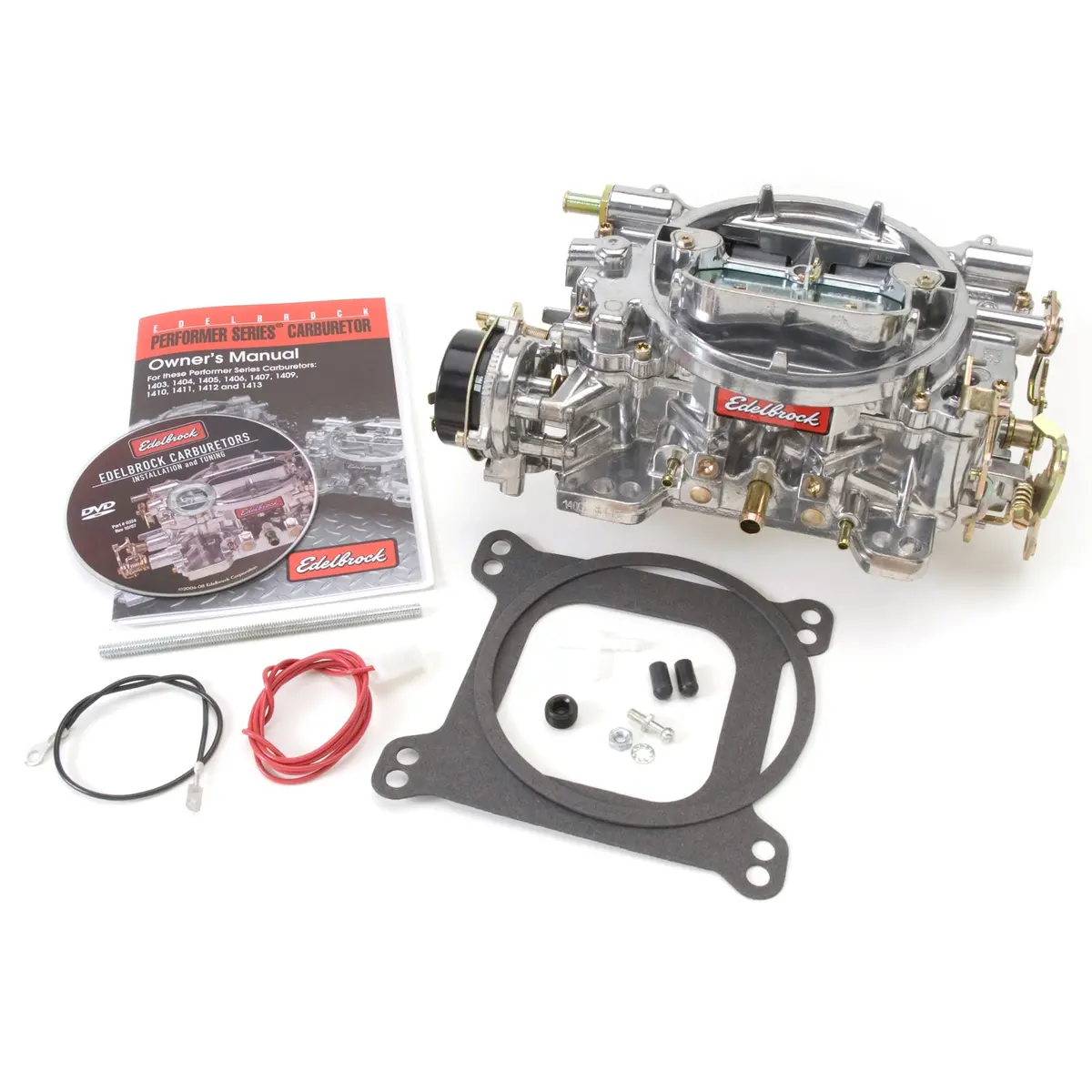 Edelbrock 9906 Performer Carburetor #9906 600 Cfm With Electric Choke, Satin Finish (Non-Egr) 1
