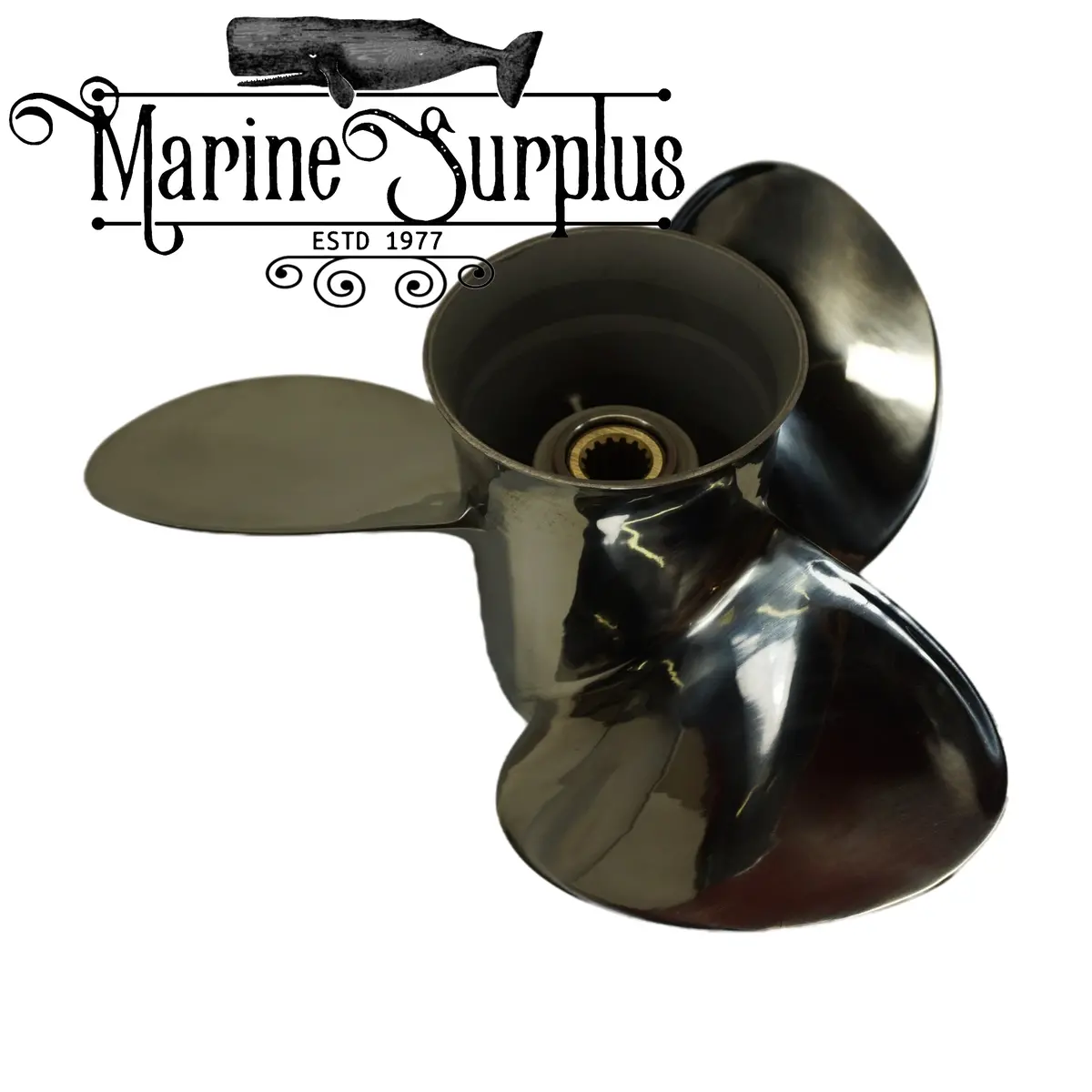 New Stainless Propeller 15 X 15 Rh - Replacement For Mercury Enertia 48-898990A46 1
