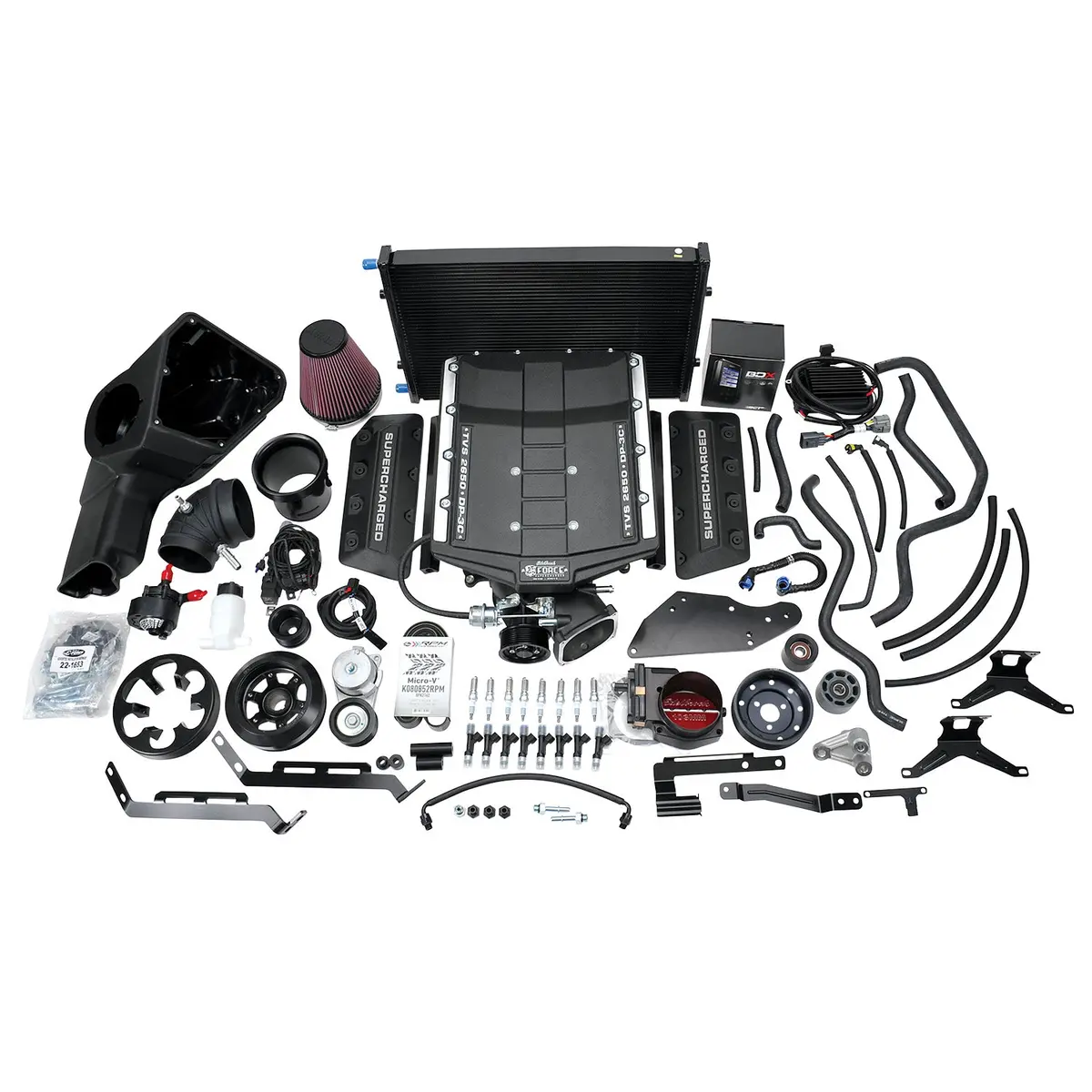 Edelbrock 15388 Stage 2 Complete Supercharger For 2018-2021 Ford Mustang 5.0L W/ Tune 1