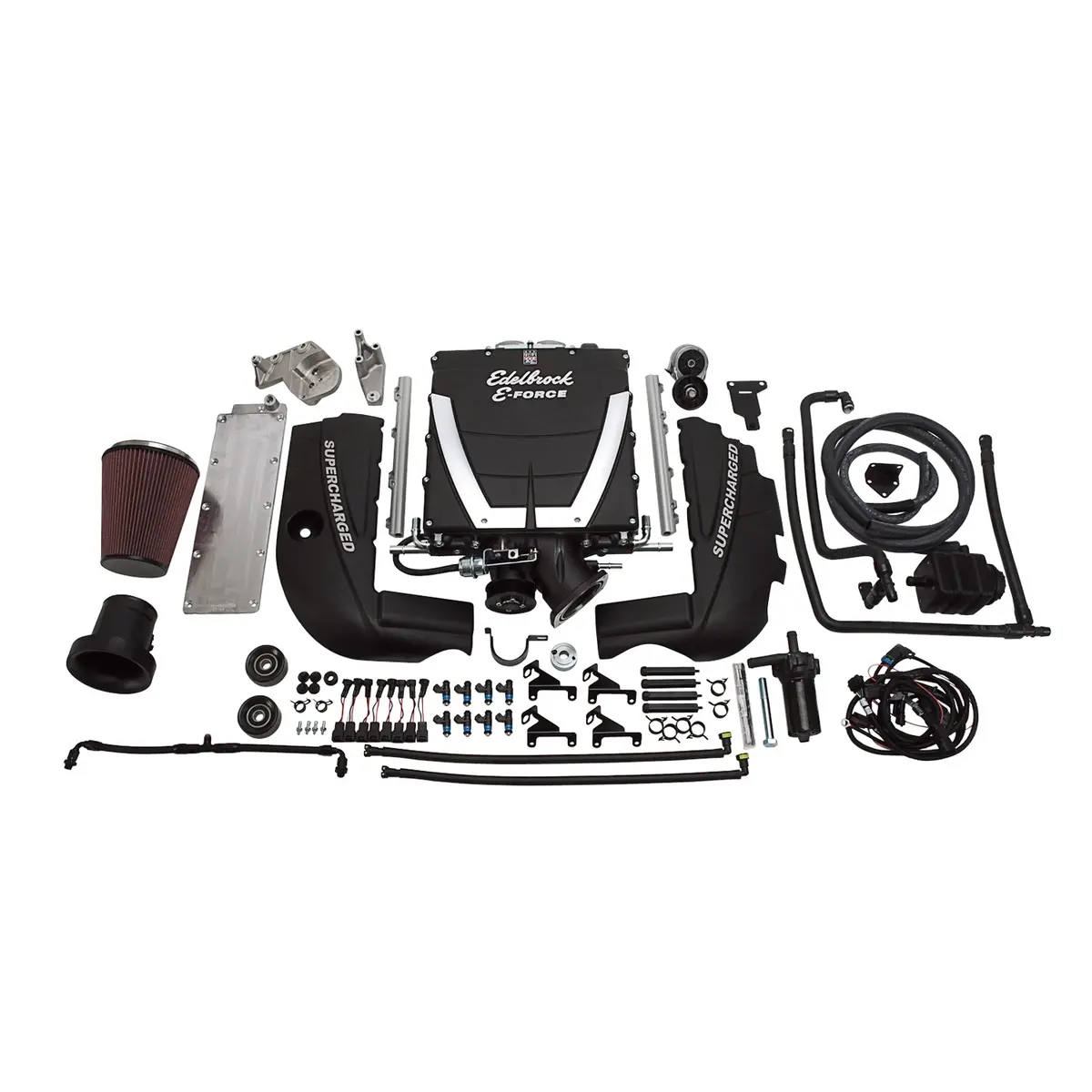 Edelbrock 15400 Supercharger Kit For Ls3/L92 Swap W/ Corvette Belt Offset 1