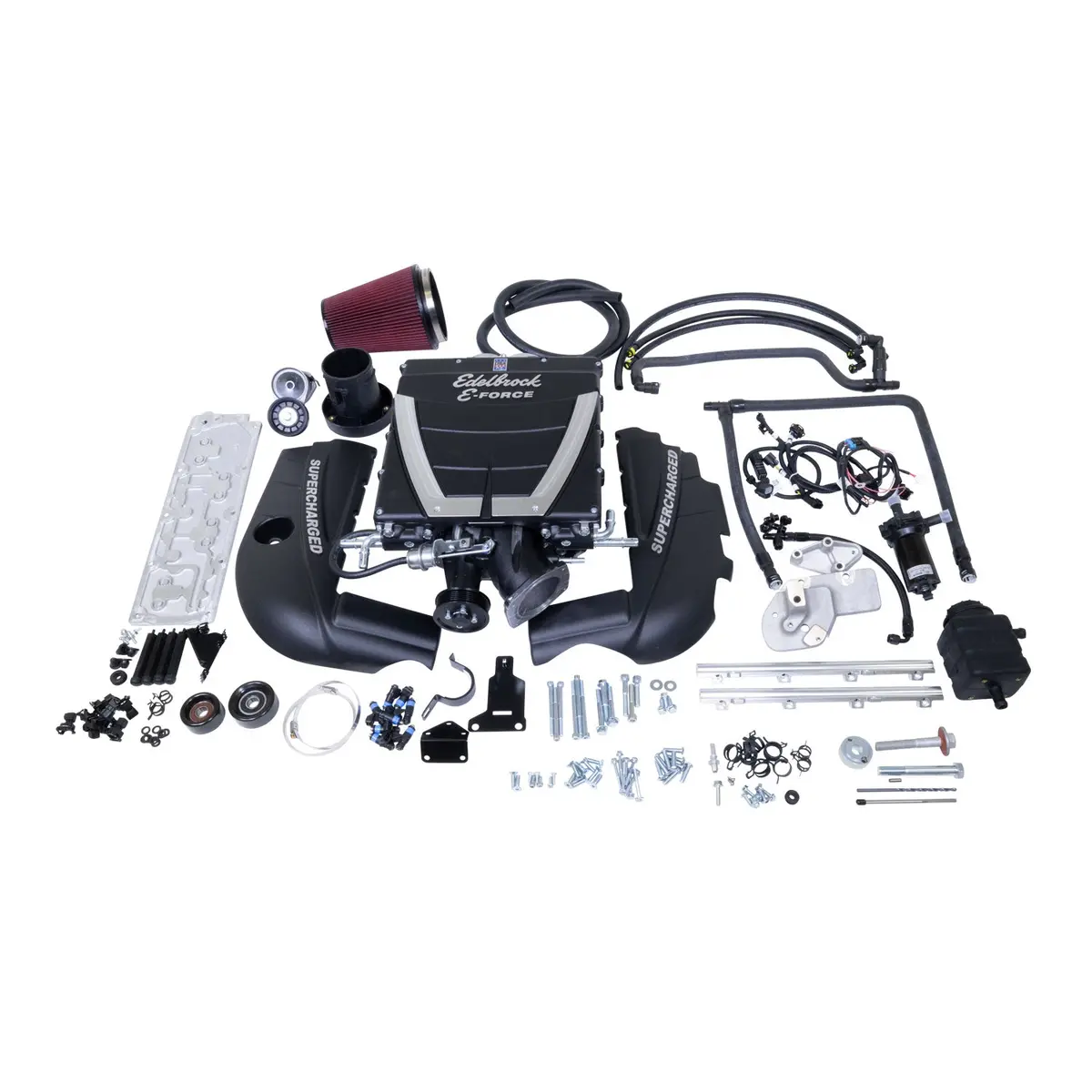 Edelbrock 15410 Supercharger Kit For Ls3/L92 Swap W/ 2010-12 Gen V Belt Offset 1