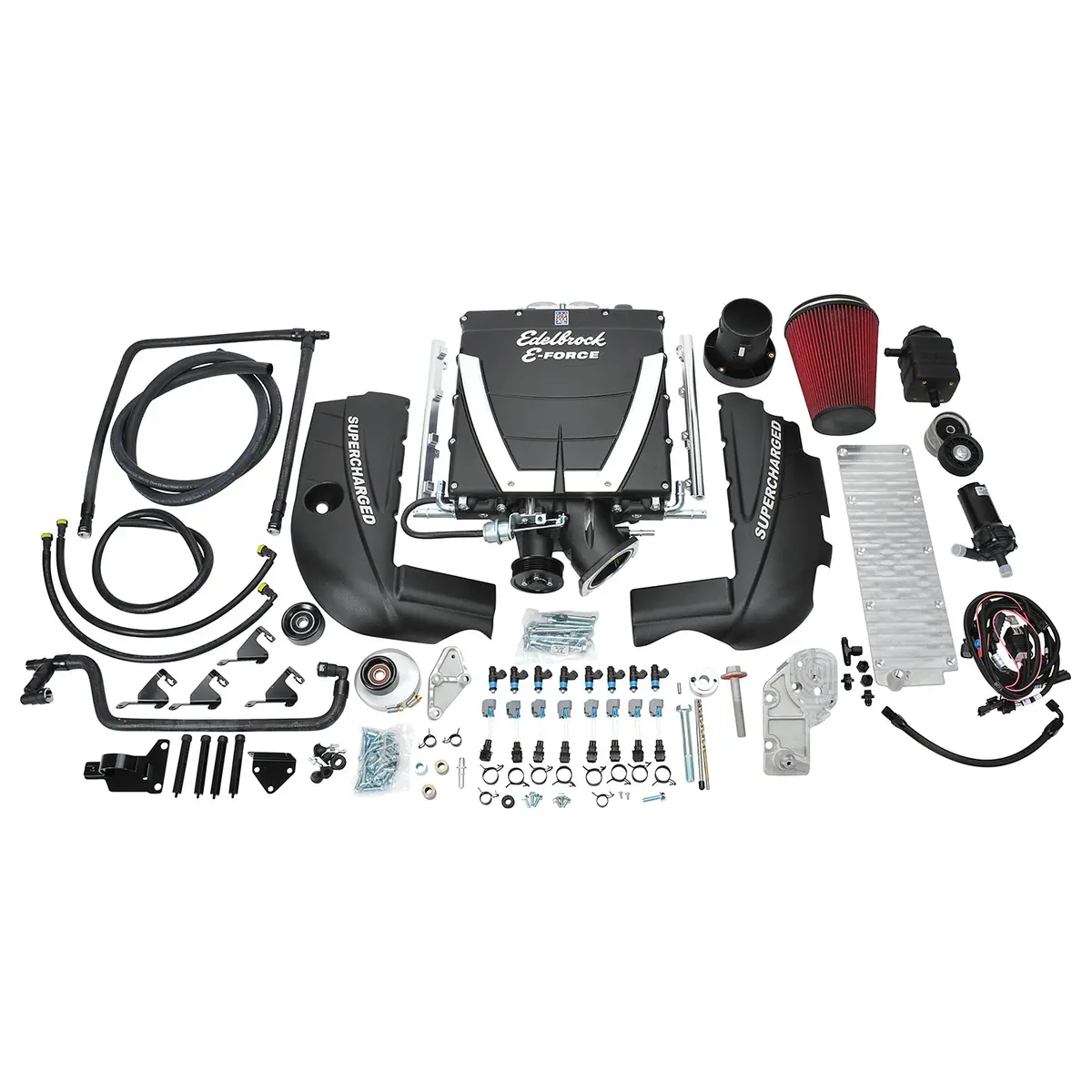 Edelbrock 15420 Supercharger Kit For Ls3/L92 Swap W/ 1998-2002 Gen Iv Belt Offset 1