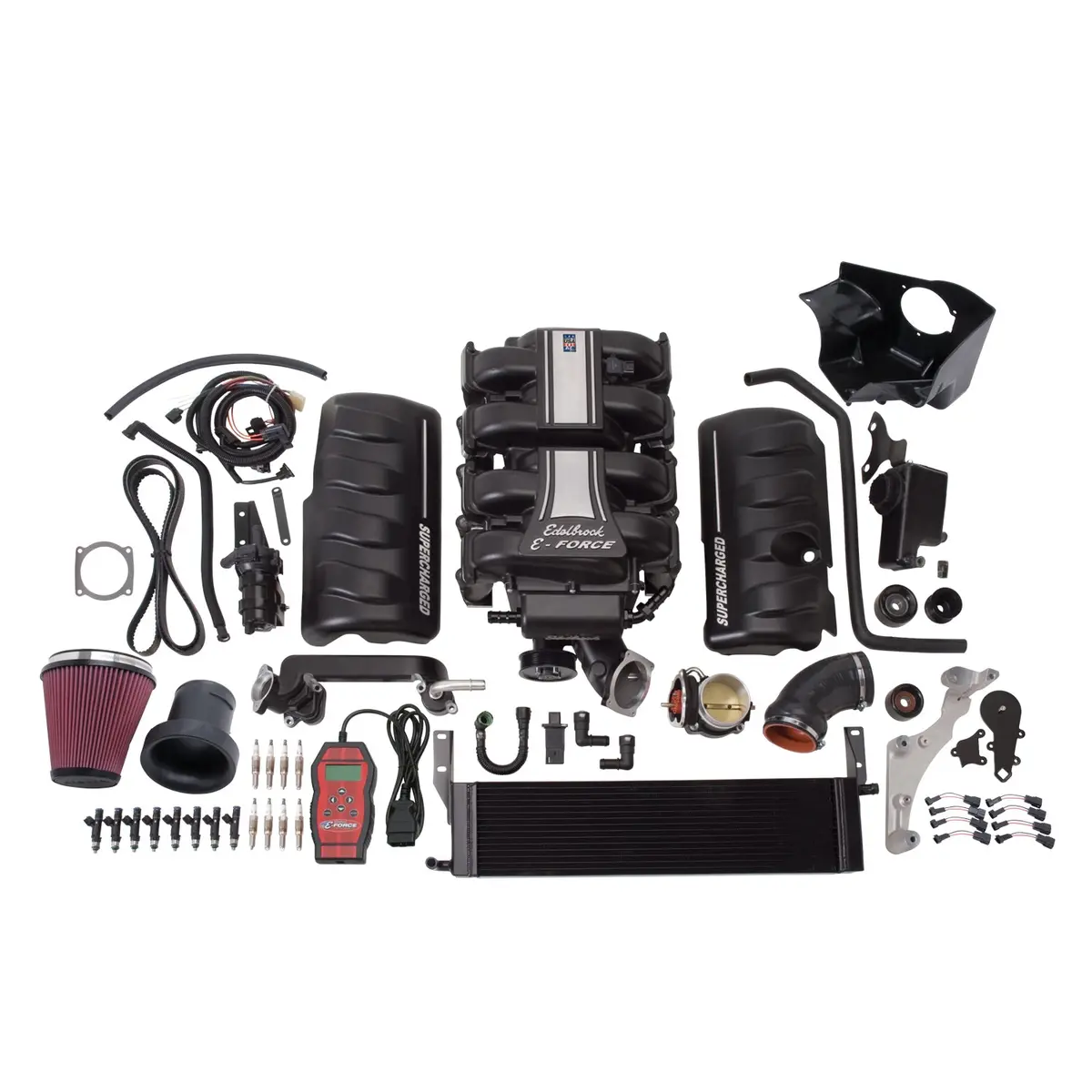Edelbrock 15856 Stage 2 Complete Supercharger For 2005-2009 Ford Mustang 4.6L 3V W/ Tune 1