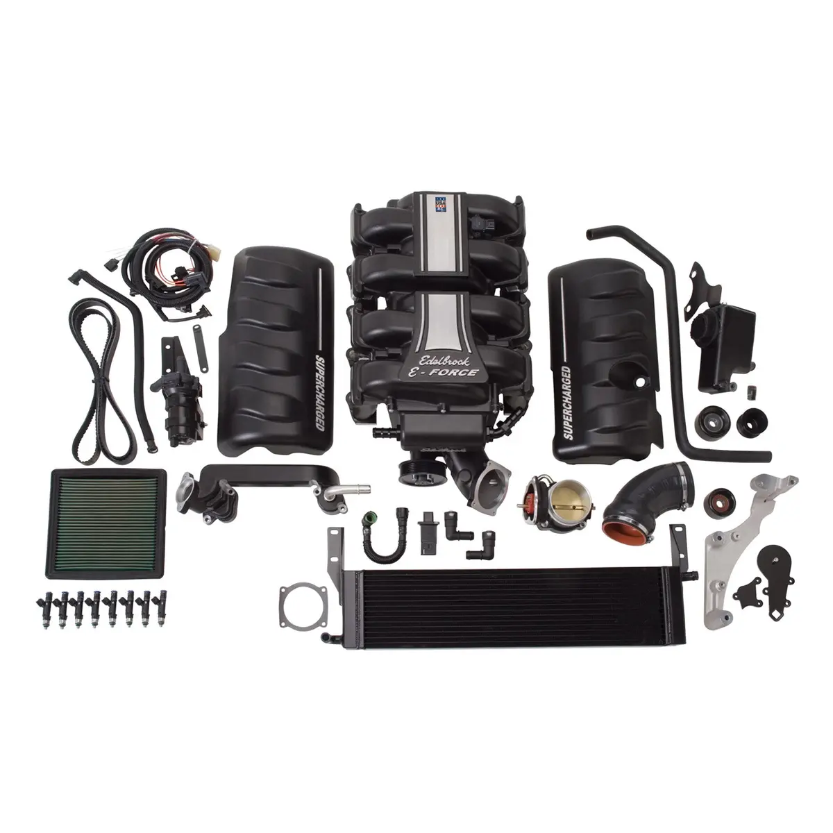 Edelbrock 15890 Stage 1 Supercharger Kit For 2010 Mustang Gt 4.6L 3V W/O Tune 1