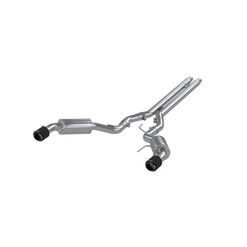 Mbrp 2015-2017 Ford Mustang Gt 5L(Coupe) 3In Catback Dual Split Rear W/ 4.5In Carbon Fiber Tips (Street) 1