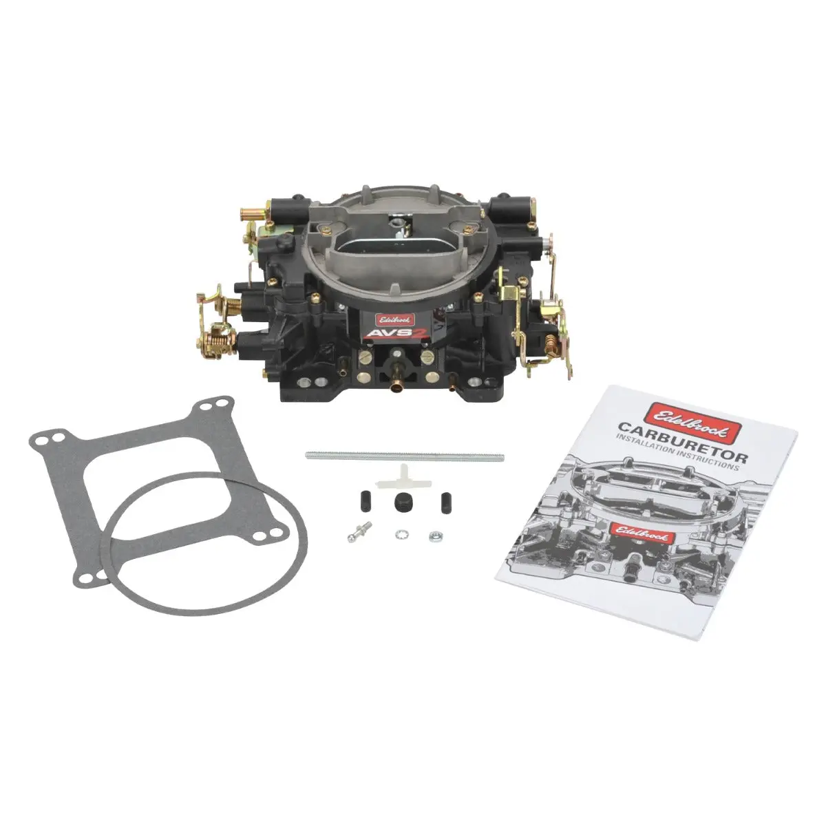 Edelbrock 19053 Avs2 Carburetor #19053 650 Cfm With Manual Choke, Black Powder Coated (Non-Egr) 1