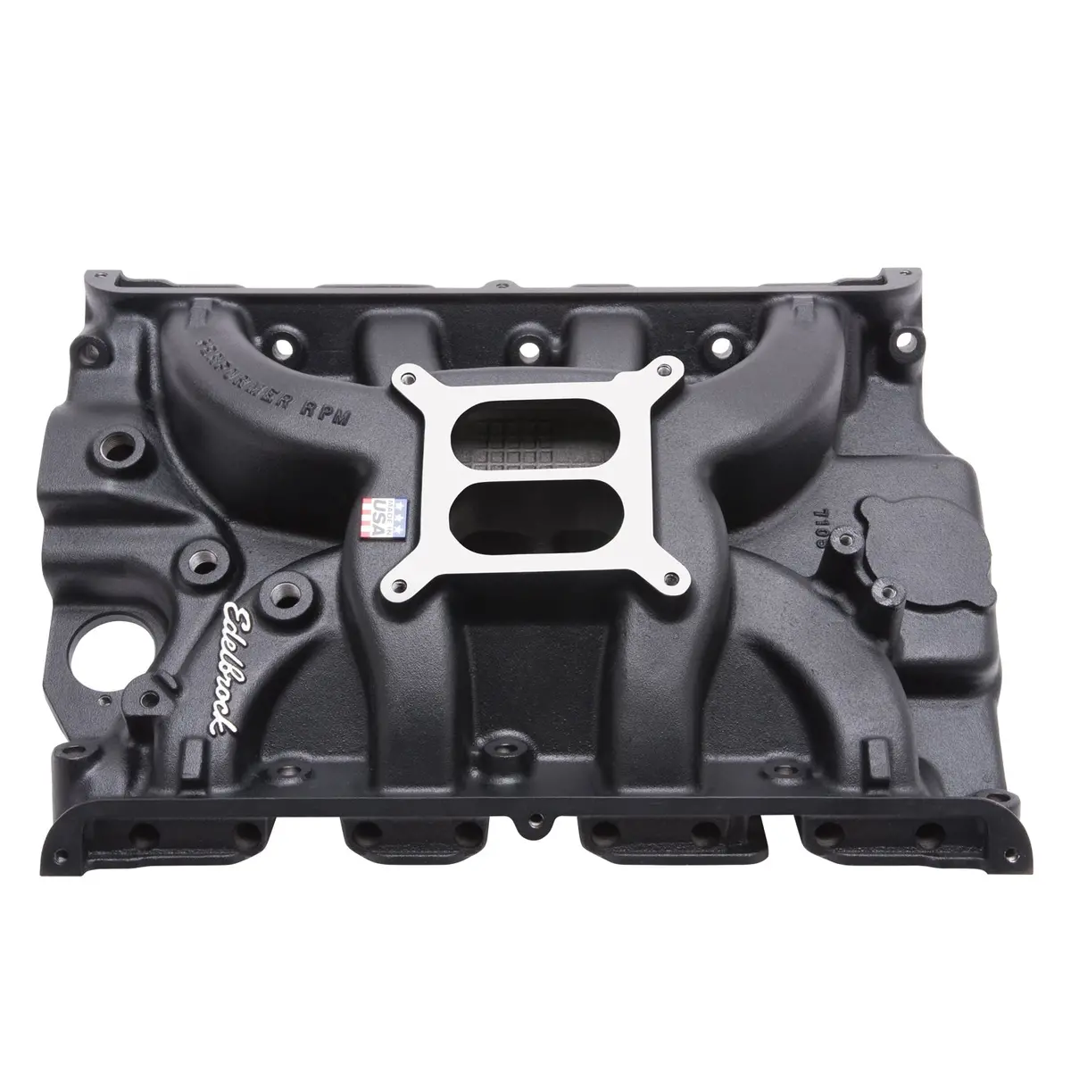 Edelbrock 71053 Performer Rpm Black Intake Manifold For Ford Fe 390 1