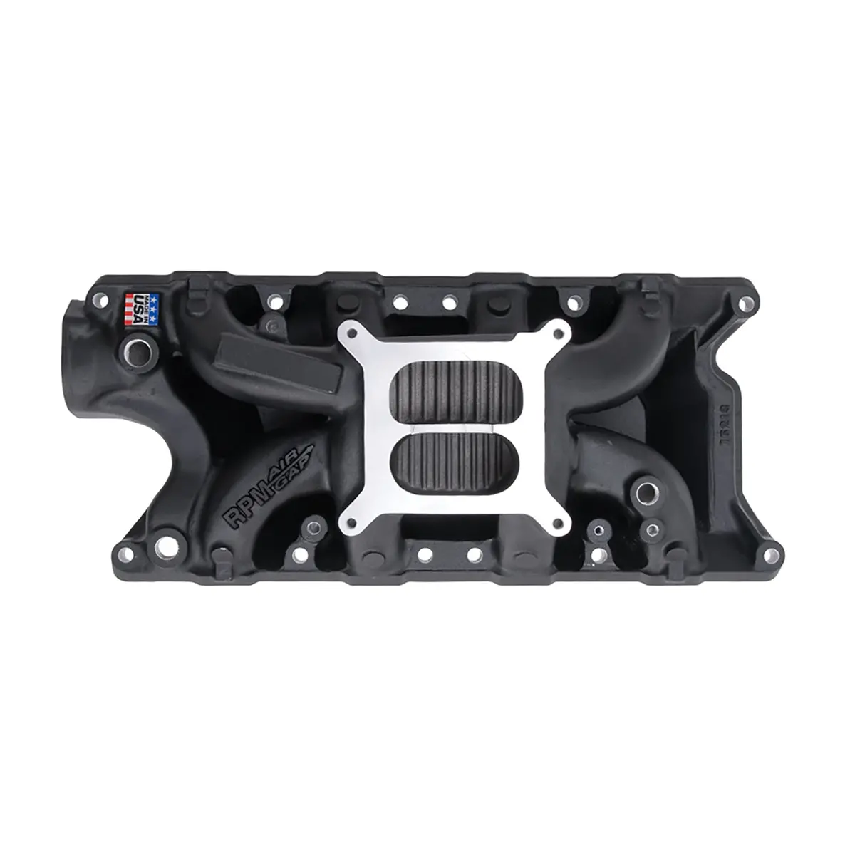 Edelbrock 75213 Rpm Air-Gap Black Intake Manifold For Small Block Ford 302 1
