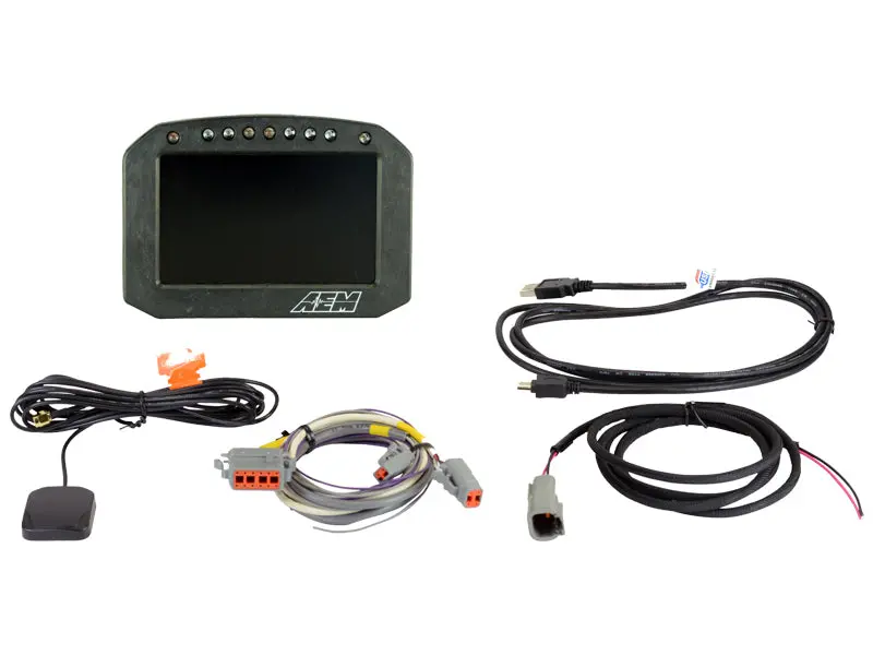 Aem 30-5602F Cd-5G Carbon Flush Digital Dash Display W/ Internal 20Hz Gps & Antenna 1