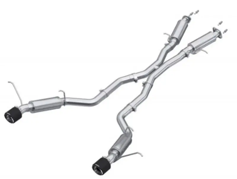Mbrp 2012+ Jeep Grand Cherokee Srt 6.4L 3In Dual Rear Exit T304ss Catback Exhaust - Cf Tips 1