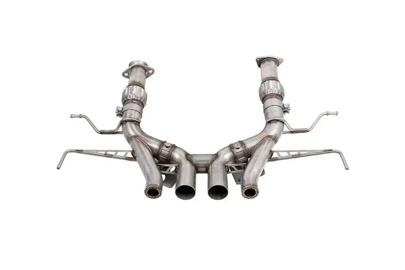 Corsa 23-24 Chevrolet Corvette C8 Z06 3In Valved Cat-Back Exhaust Muffler Delete Track Systemw/O Tip 1