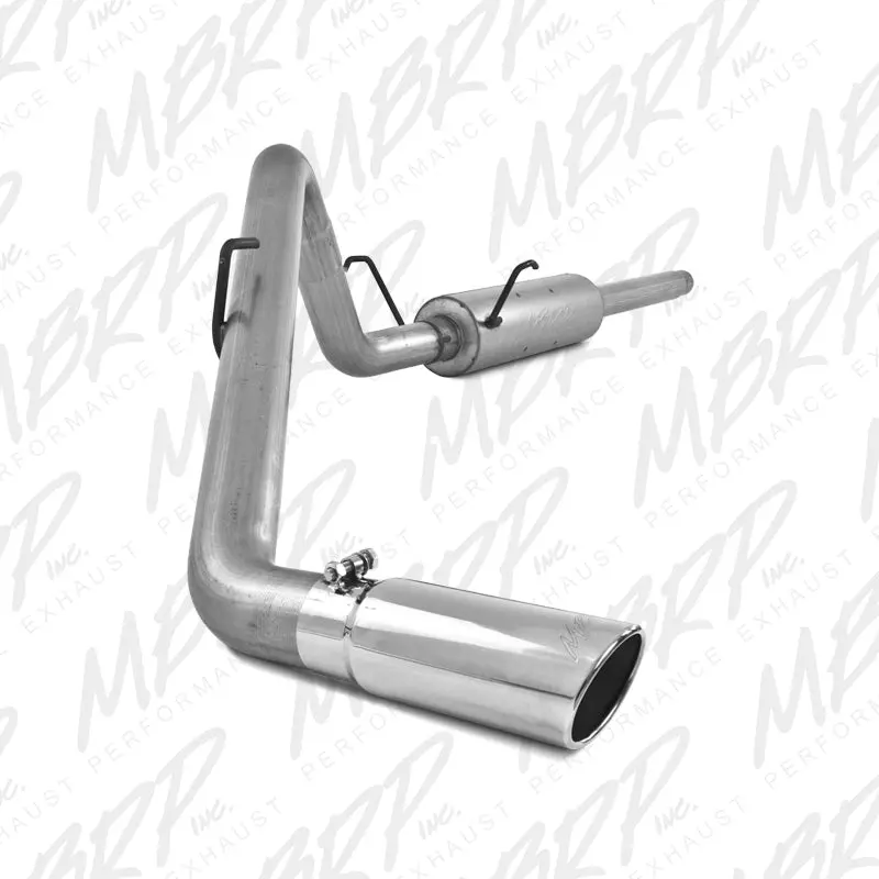 Mbrp S5104al 3" Aluminized Cat Back, Single Side For 2004-2005 Dodge Ram Hemi 1500 5.7L Sc/Cc-Sb 1