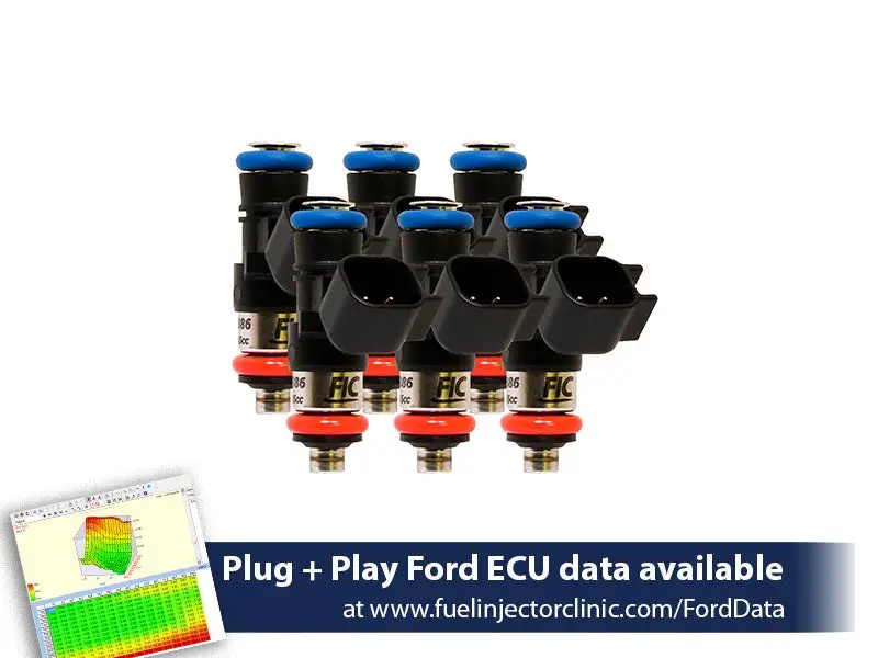 660Cc (62 Lbs/Hr At 43.5 Psi Fuel Pressure) Fic Fuel  Injector Clinic Injector Set For Ford Raptor (2010-2014) Injector Sets 1