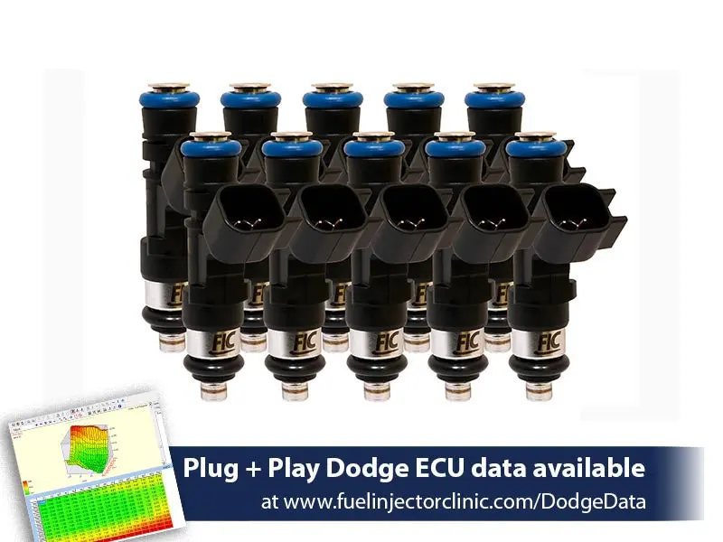 525Cc Fic Fuel Injector Clinic Injector Set For Dodge Viper Zb2 ('08-'10) Vx1 ('13-'17) 1