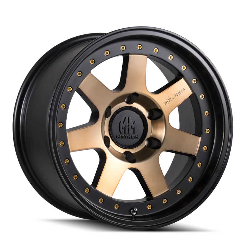 Mayhem 8300 Prodigy 18X9 / 6X135 Bp / 0Mm Offset / 87.1Mm Hub Matte Black W/ Bronze Tint Wheel 1