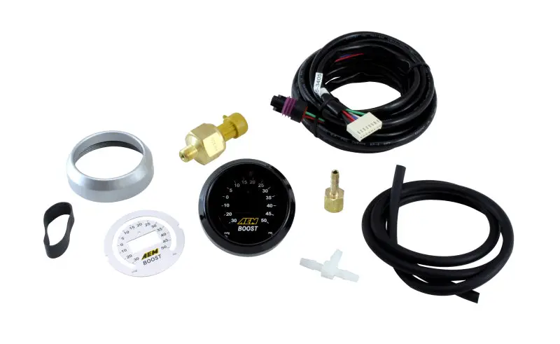 Aem 30-4408 52Mm Boost Digital Gauge -30-50Psi 1