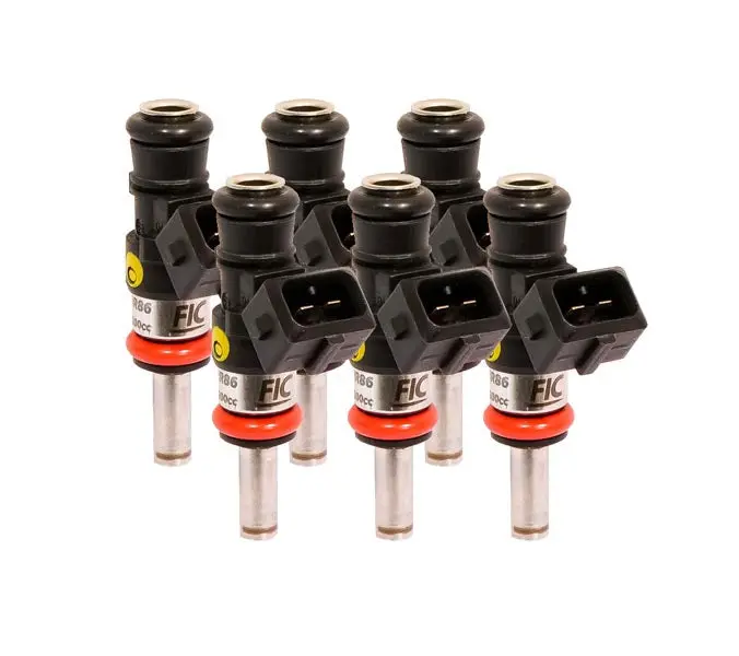 1200Cc (130 Lbs/Hr At Oe 58 Psi Fuel Pressure) Fic Fuel Injector Clinic Injector Set For Jeep 3.6L V6 Engines (High-Z) 1