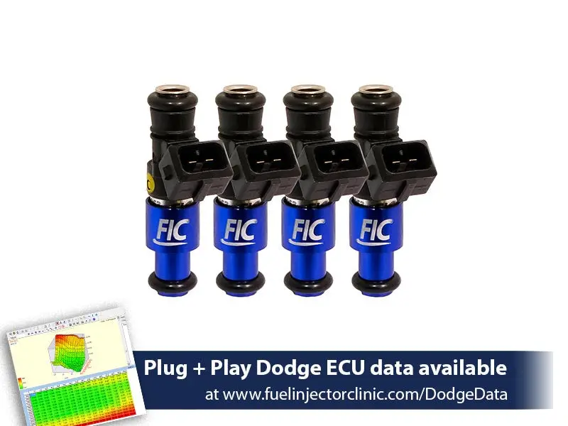 1200Cc (Previously 1100Cc) Fic Dodge Srt-4 Fuel Injector Clinic Injector Set (High-Z) 1