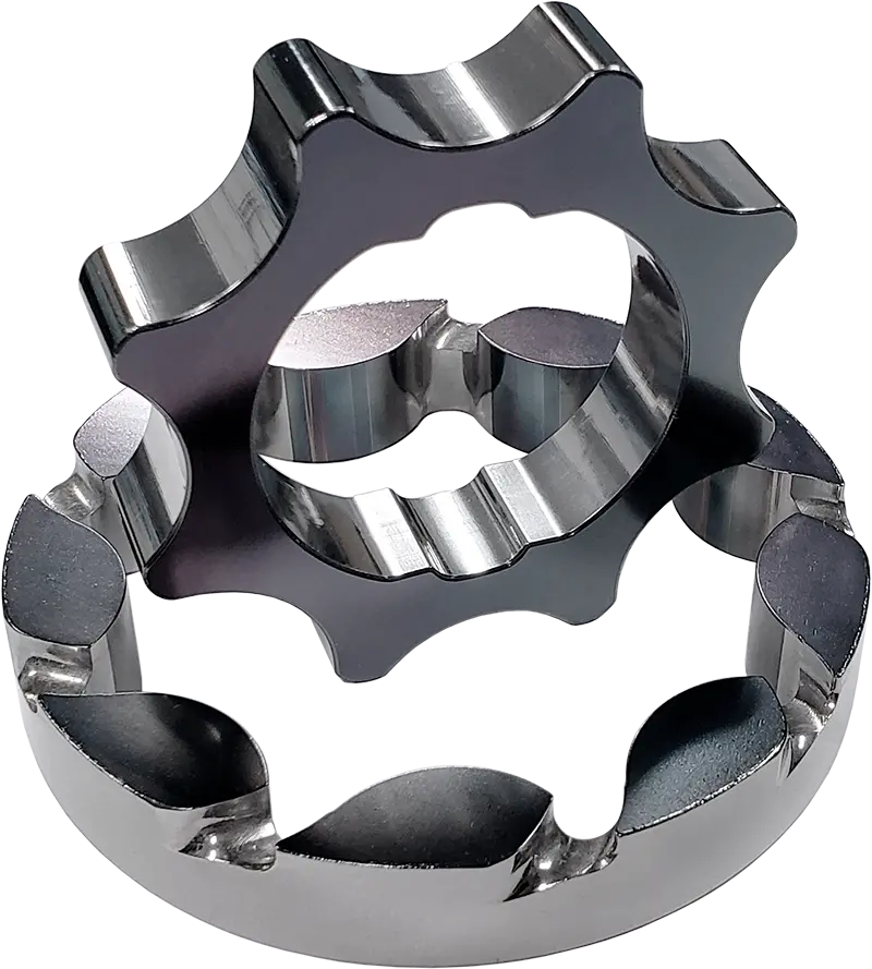 Boundary 2011+ Ford Coyote Mustang/Gt350 V8 Billet Oil Pump Gear - Vane Ported Martenwear Treated 2