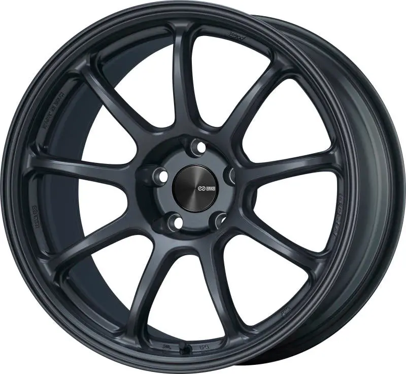 Enkei Pf09 18X9.5 5X114.3 27Mm Offset 75Mm Bore Matte Gunmetal Wheel 1