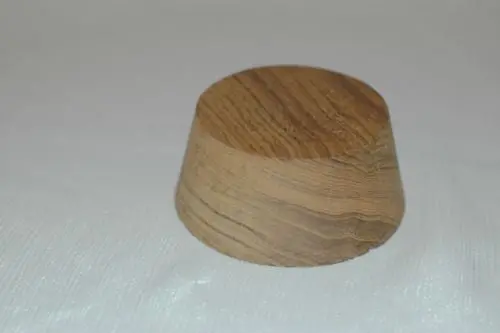 2.75" Teak Winch Or Compass Mounting Pad Flat Top 1