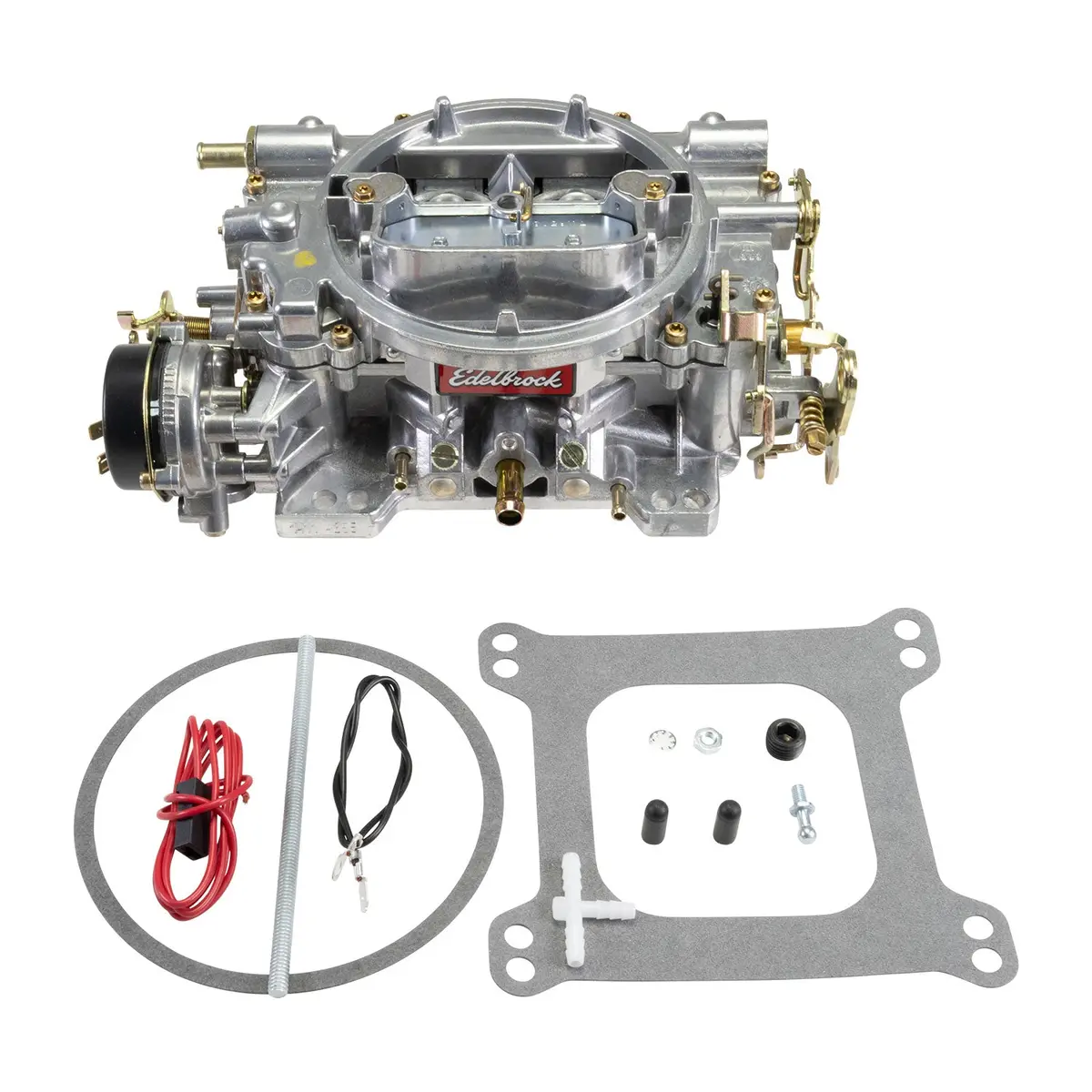 Edelbrock 1411 Performer Carburetor #1411 750 Cfm With Electric Choke, Satin Finish (Non-Egr) 1