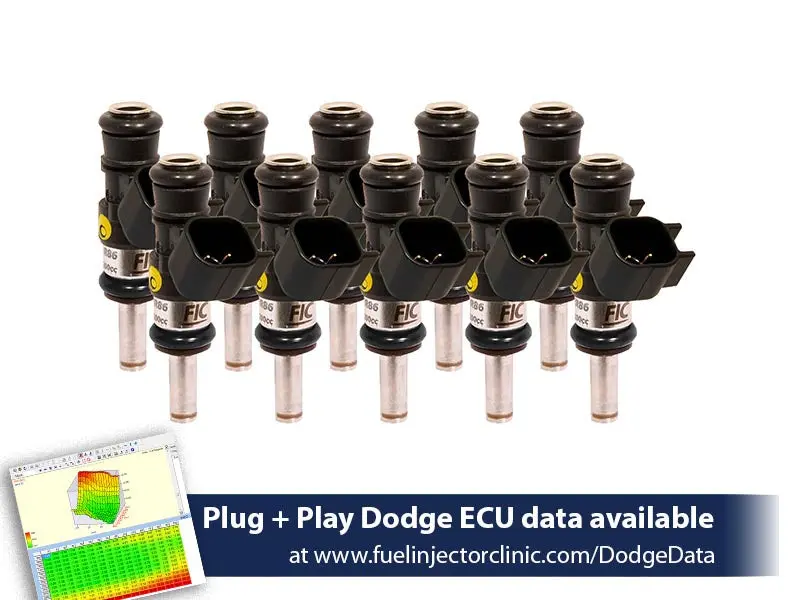 1440Cc Fic Fuel Injector Clinic Injector Set For Dodge Viper Zb1 ('03-'06) 1