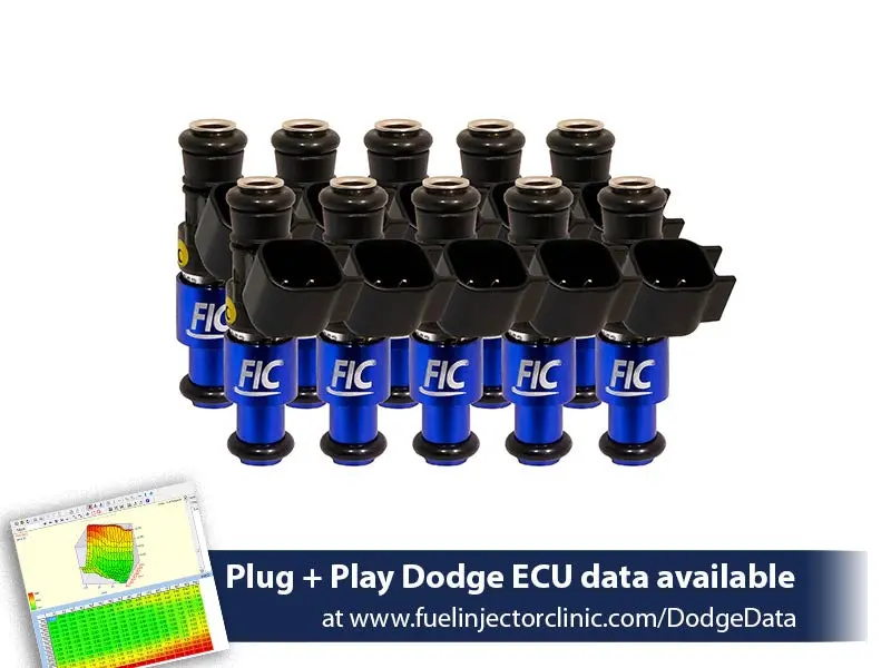 1440Cc Fic Fuel Injector Clinic Injector Set For Dodge Viper Zb2 ('08-'10) Vx1 ('13-'17) 1