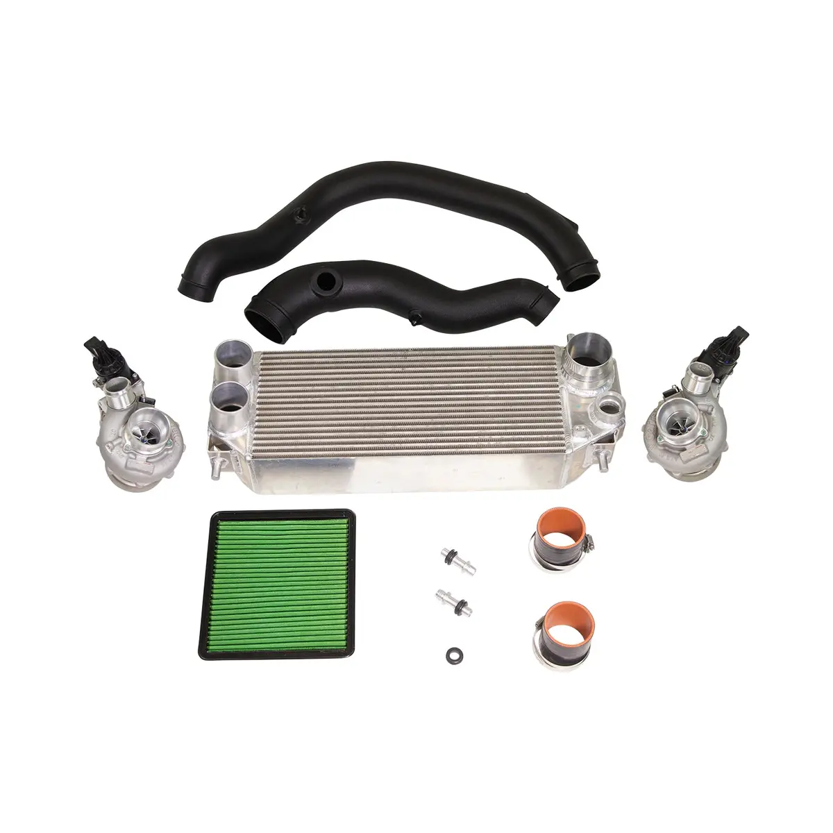 Edelbrock 158330 Twin-Force Stage 2 Turbo Kit No Tuner For 2017-2022 Ford F150/Raptor 3.5L Ho Ecoboost 1