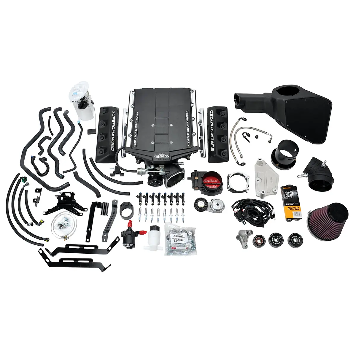 Edelbrock 158390 Stage 2 Complete Supercharger For 2015-2017 Mustang Coyote 5.0L W/O Tune 1