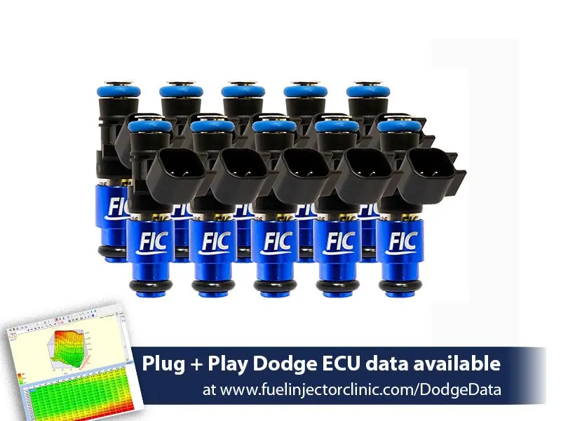 1650Cc Fic Fuel Injector Clinic Injector Set For Dodge Viper Zb2 ('08-'10) Vx1 ('13-'17) 1