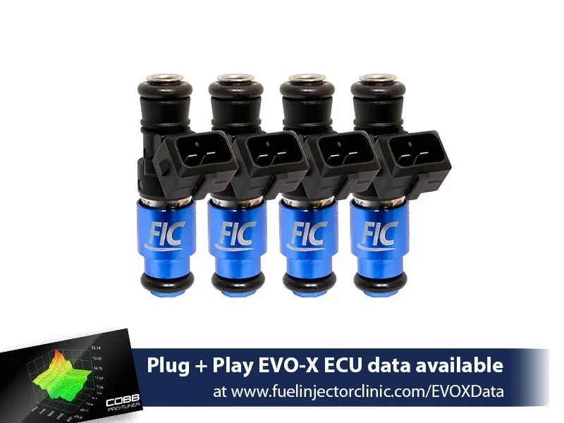 1650Cc Fic Mitsubishi Evo X Fuel Injector Clinic Injector Set (High-Z) 1