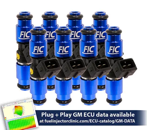 1650Cc (180 Lbs/Hr At Oe 58 Psi Fuel Pressure) Fic Fuel Injector Clinic Injector Set For Ls1 Engines (High-Z) 1