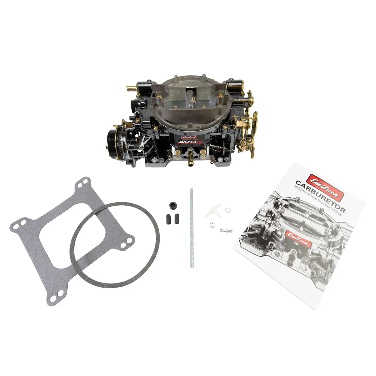 Edelbrock 1906-Bp Avs2 650 Cfm Carburetor #1906-Bp Electric Choke, Black Plasma Finish 1