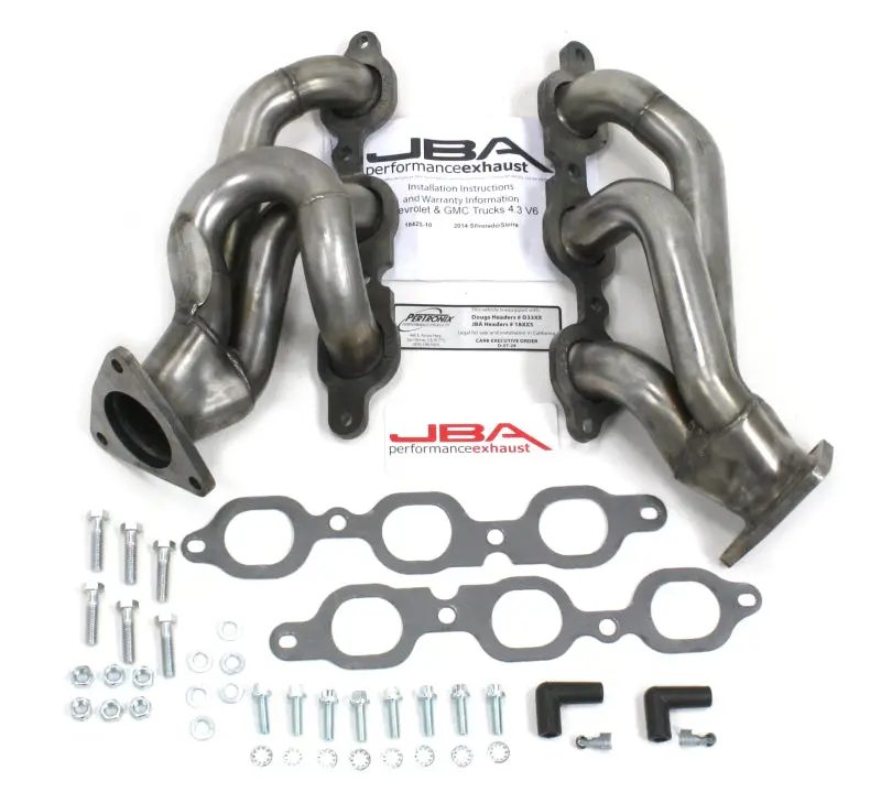 Jba 1842S-10 1-5/8In Primary Raw 409Ss Cat4ward Header For 2014-2020 Gm Truck 4.3L V6 1