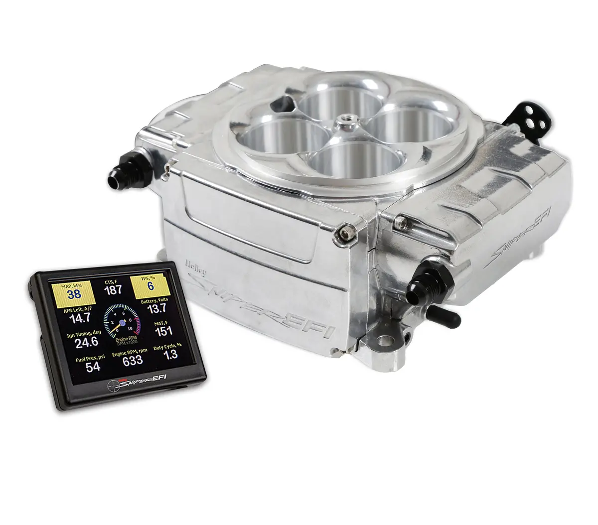 Holley 550-510-3Xx Sniper 2 Efi Kit - Polished 1