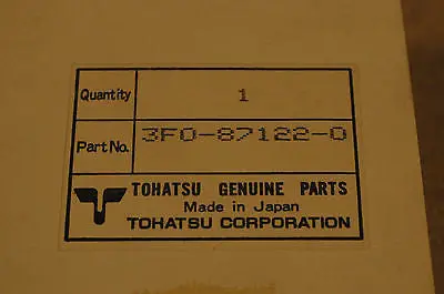 Tohatsu Nissan Carburator Rebuild Kit 3F0-87122-0 1
