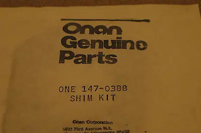 Onan 147-0388 Shim Kit 1