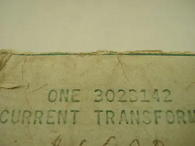 Onan 302-0142 302B142 Current Transformer 1
