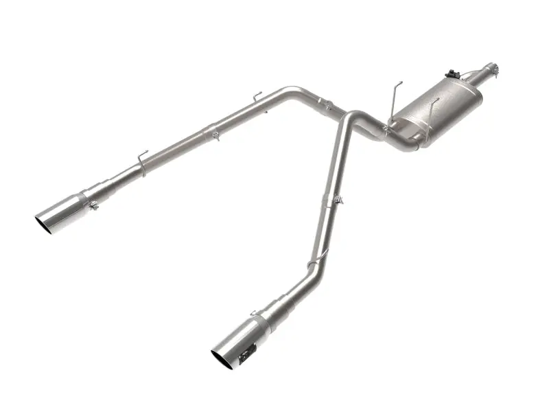 Afe 49-32083-P Gemini Xv 3" 304 Ss Cat-Back Exhaust W/ Polished Tips For 2009-2018 Ram 1500 V8 5.7L Hemi 1