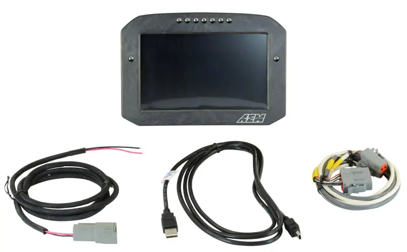 Aem Cd-7 Carbon Flush Digital Dash Display 1