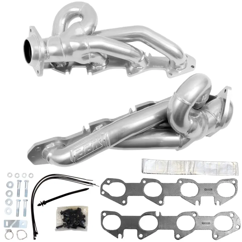 Bbk 40150 Shorty Tuned Exhaust Headers - 1-3/4In Silver Ceramic For 2019-2024 Dodge Ram 1500 5.7L (Ex. Megacab) 1