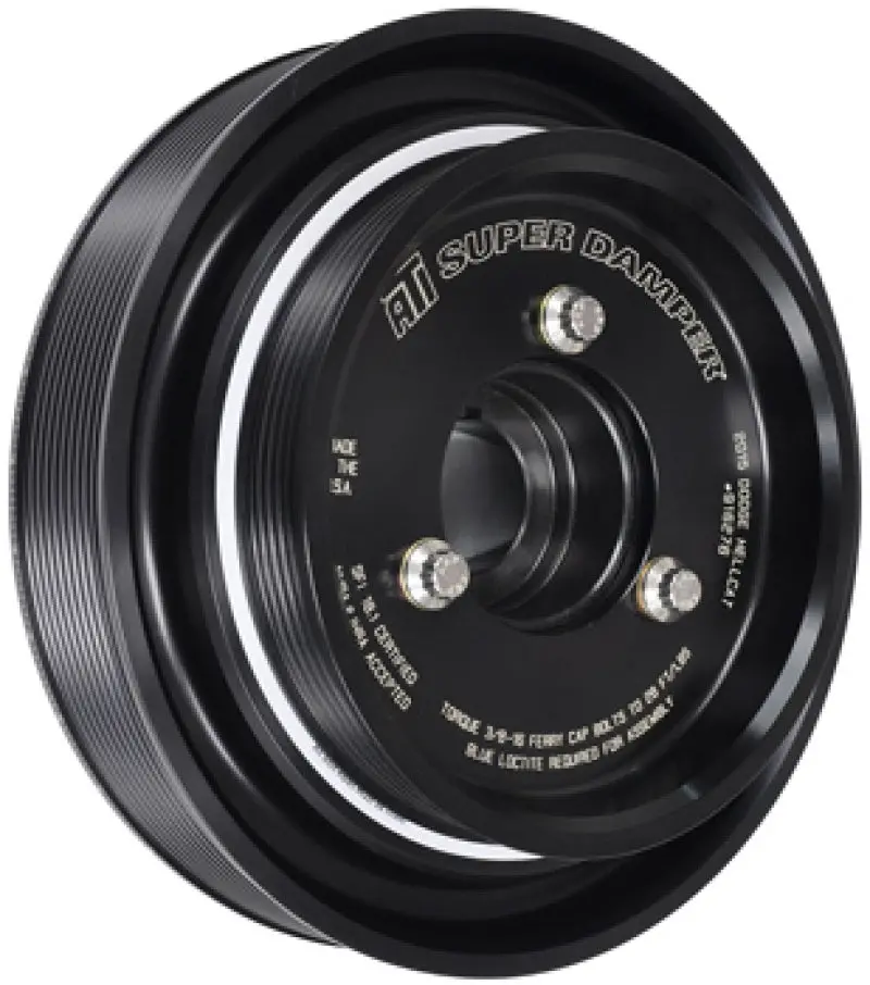 Ati 918487 Damper - 5.67In - Alum - 6 Grv - Dodge - 2011+ - 15 Percent Ud - 5.7L & 6.4L Hemi - Vvt - 1Pc 1